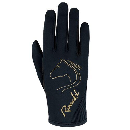 Roeckl Kids' Tryon Gloves - Black/Gold