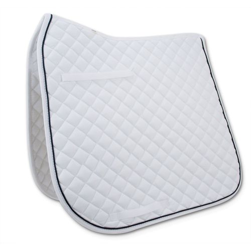 Passport Dressage Saddle Pad - White/Black