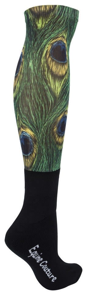 Equine Couture Women's OTC Boot Socks - Peacock