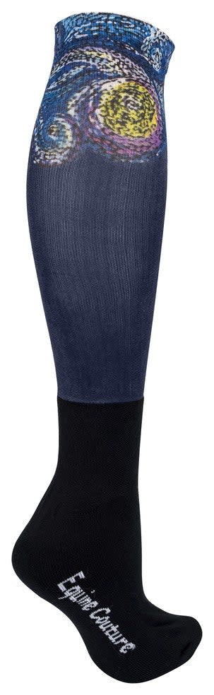 Equine Couture Women's OTC Boot Socks - Night Sky