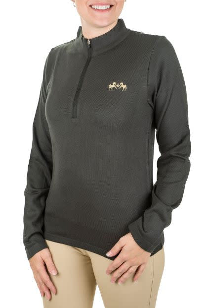 Equine Couture Women's Fjord Sweater - Charcoal