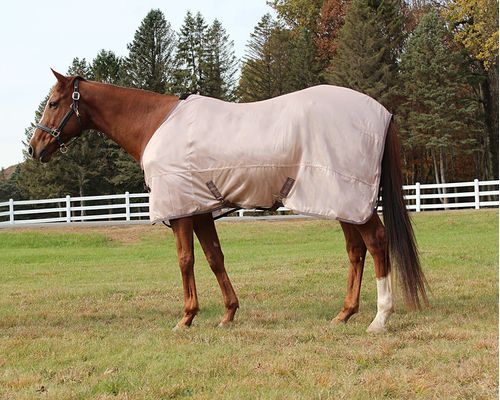 TuffRider Comfy Mesh Fly Sheet - Adobe Rose