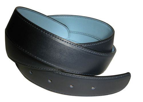 Alessandro Albanese Women's Reversible Belt - Navy/Blue