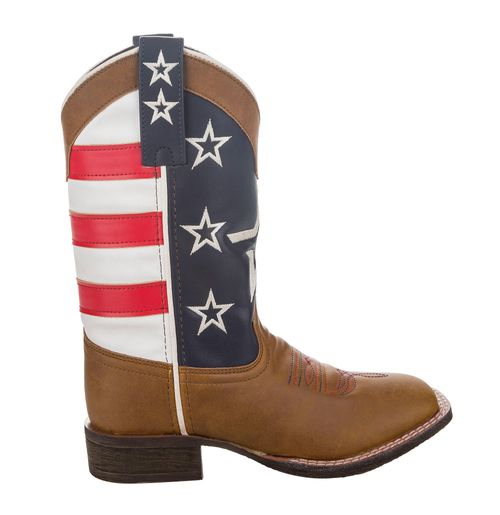TuffRider Kids' American Cowboy Western Boots - Brown