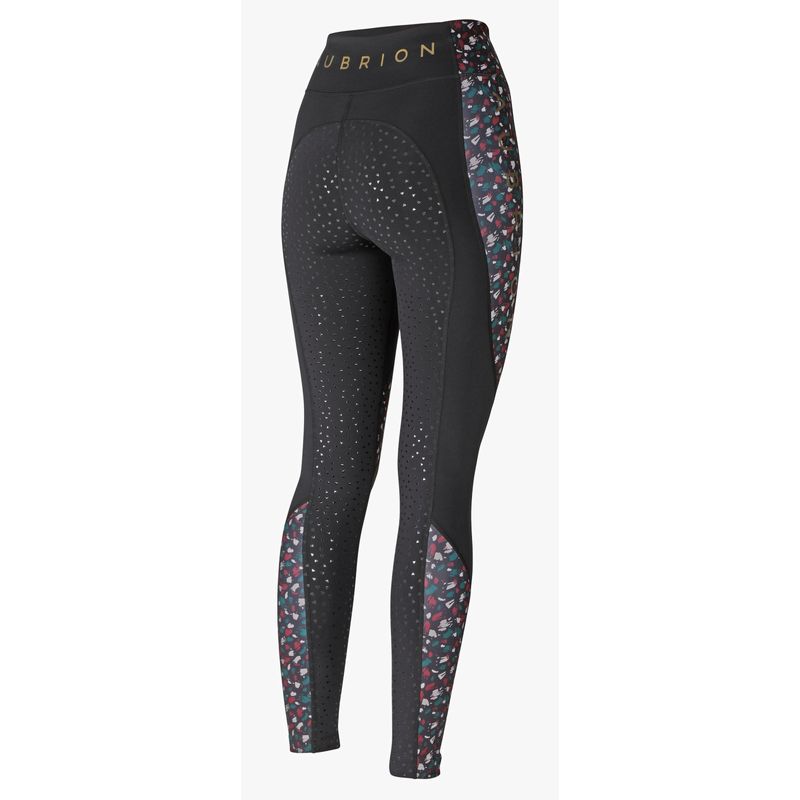 Brush Stroke Leggings in black