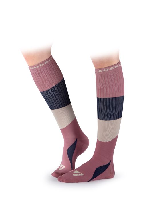 Shires Aubrion Women's Perivale Compression Socks - Dusky Pink