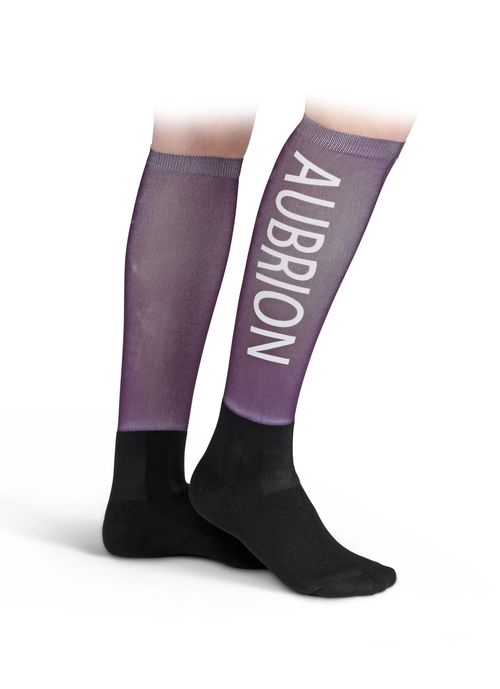 Shires Aubrion Kids' Windermere Socks - Plum