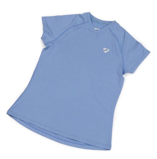 Shires Aubrion Kids' Elverson Tech T-Shirt - Sky Blue