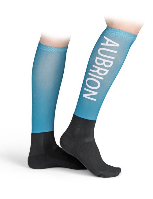 Shires Aubrion Kids' Windermere Socks - Ocean Blue
