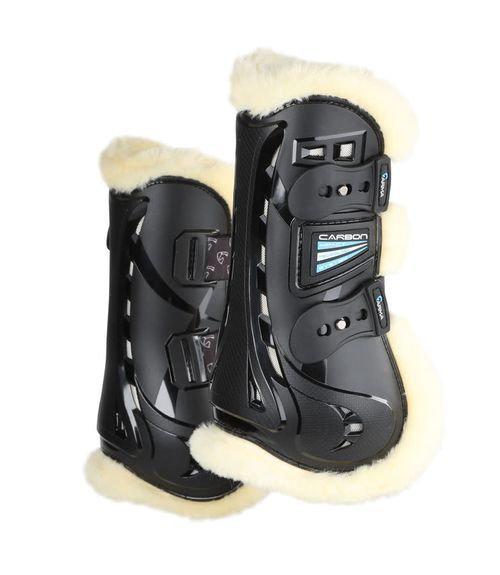 Shires ARMA Carbon SupaFleece Tendon Boots - Black