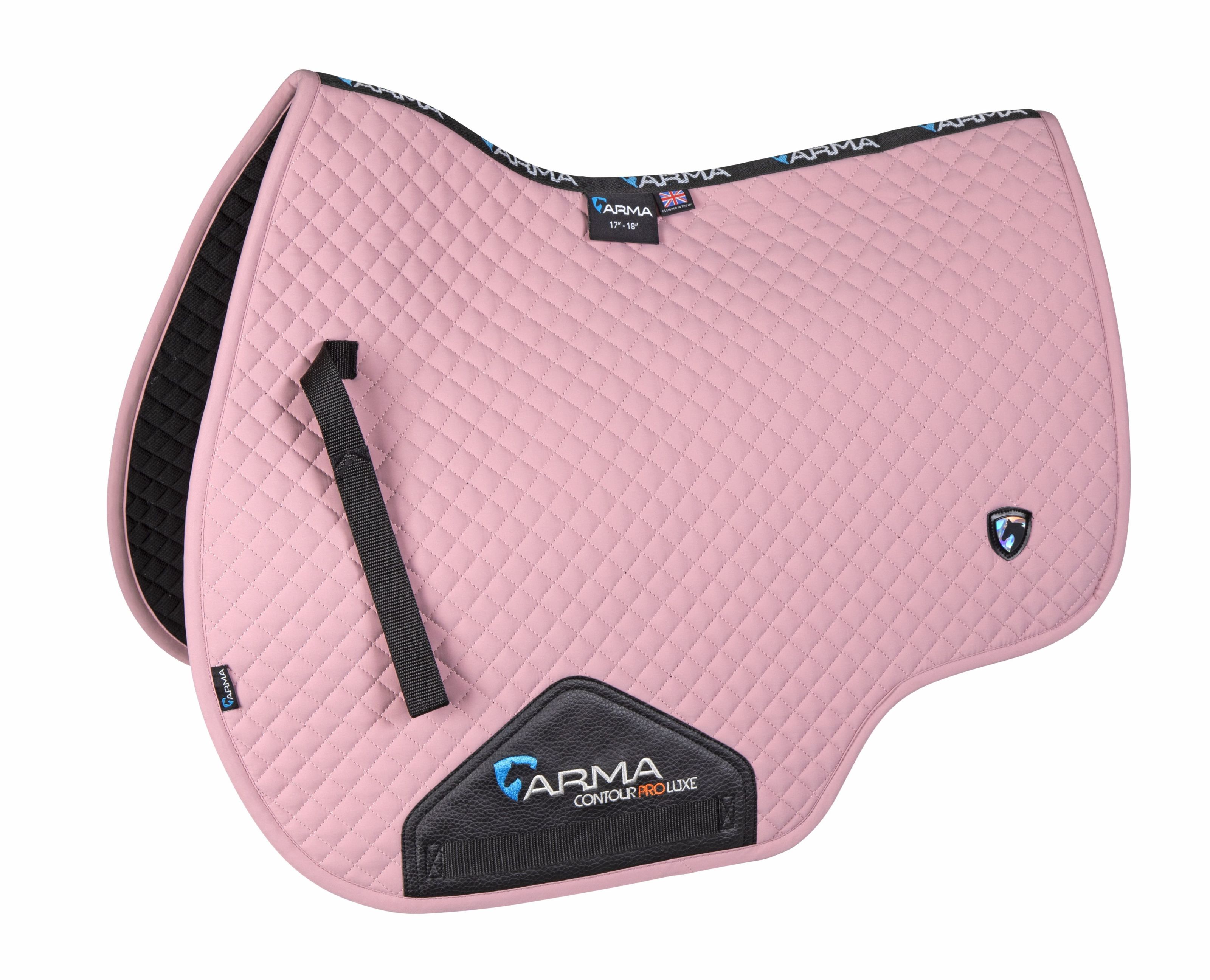 Arma Luxe Gloss Saddle Pad - Navy