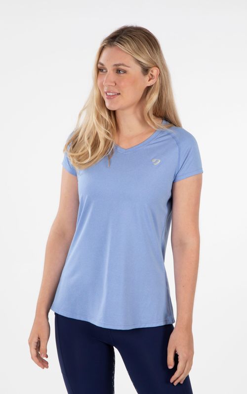 Shires Aubrion Women's Elverson Tech Tee Shirt - Sky Blue