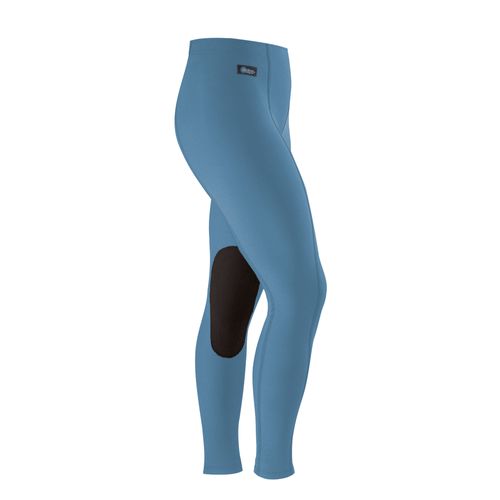 Irideon Kids' Issential Knee Patch Tights - Bluestone