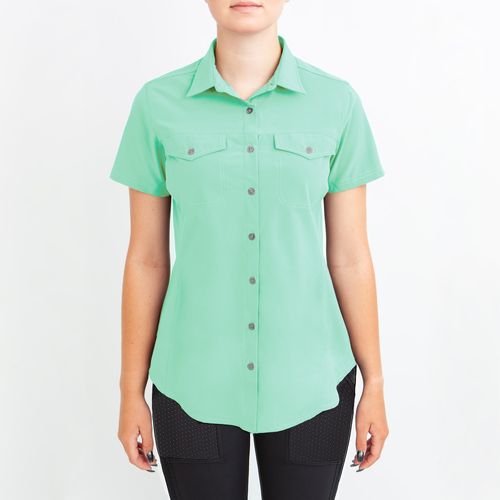 Irideon Women's Aspen Short Sleeve Trail Shirt - Island Green