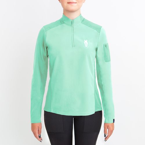 Irideon Women's Luna Coolstretch Long Sleeve Jersey - Island Green