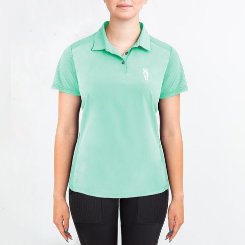 Irideon Women's Luna Coolstretch Polo - Island Green