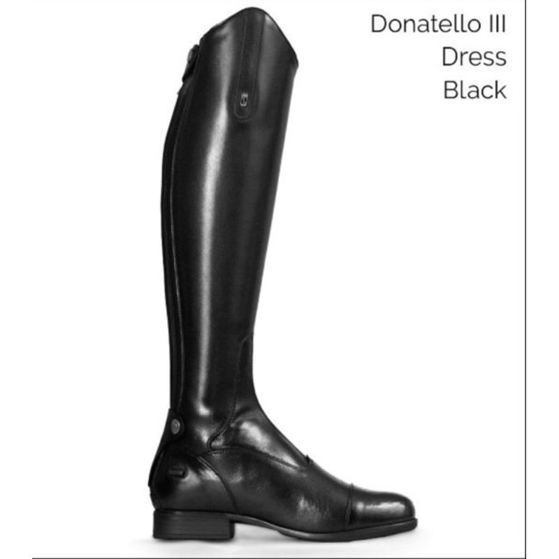 Tredstep Donatello III Dress Boot Black Short Height Tredstep