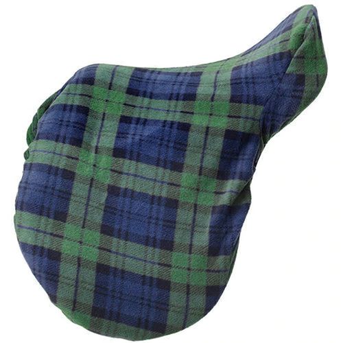 Centaur Close Contact Fleece Saddle Cover - Blackwatch Plaid