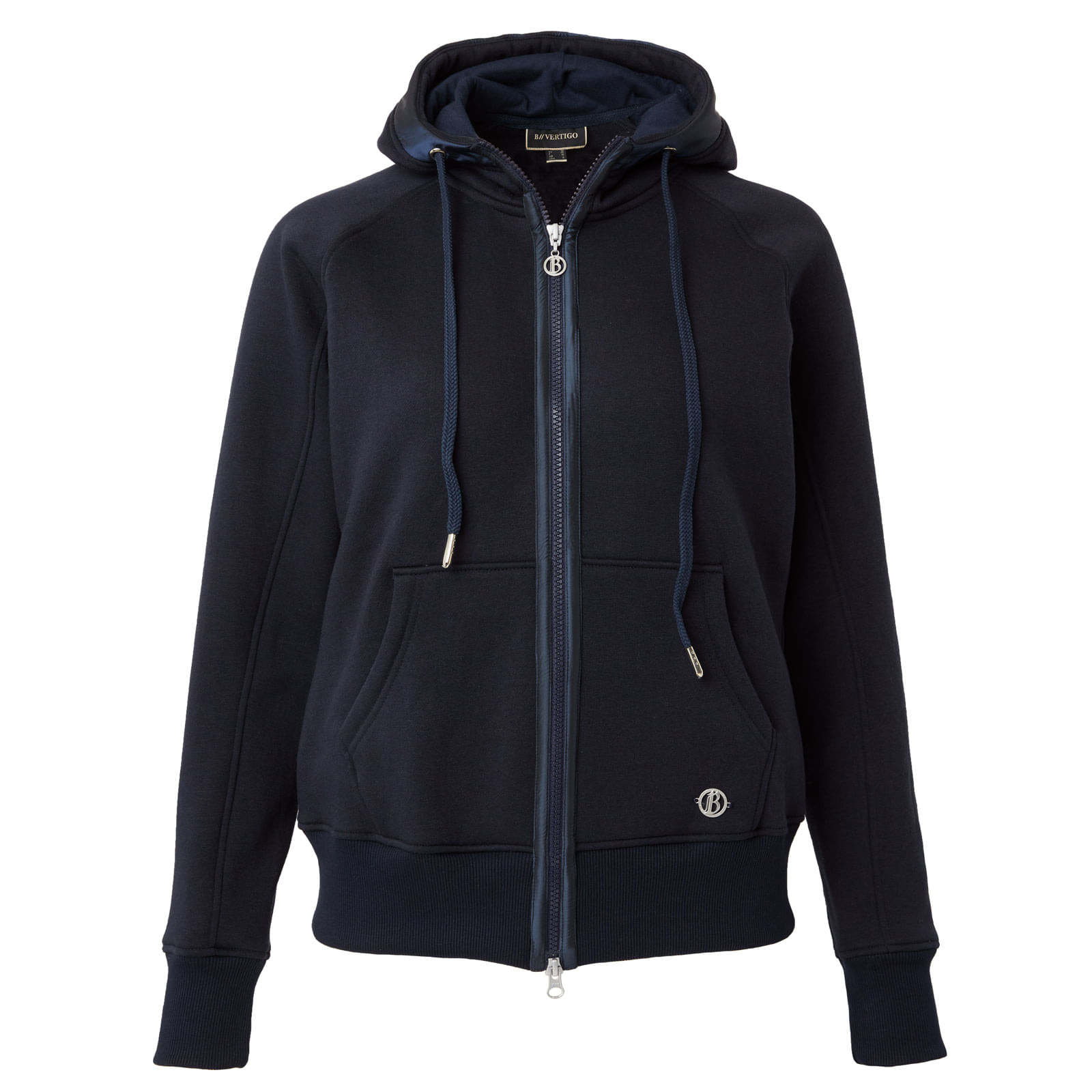 B Vertigo Women's Gianna Full Zip Hoodie - Dark Navy - B Vertigo-33581 ...