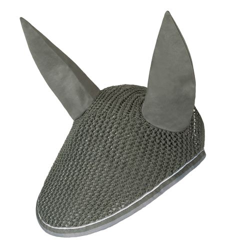 Horze Adepto Ear Net - Beetle Khaki Green
