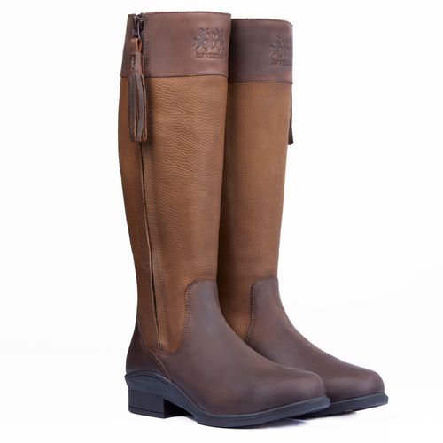 B Vertigo Women's Amelia Waterproof Country Boots - Dark Brown
