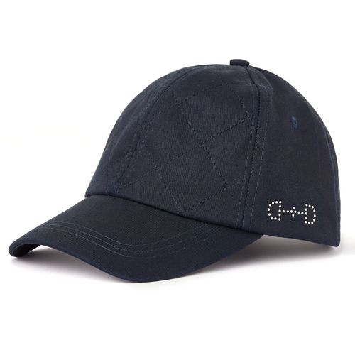 Horze Kids' Cap w/Crystal Detailing - Dark Navy