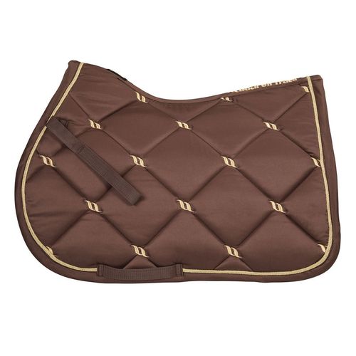 Back on Track Nights Collection A/P Saddle Pad - Coffee