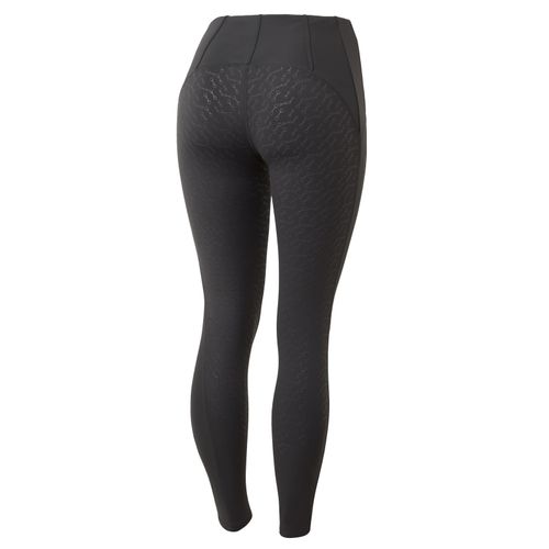 Horze Women's Ciandra UV Pro Full Seat Tights - Charcoal Grey