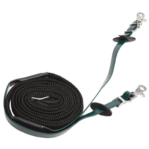 Zilco Woven Endurance Reins - Hunter Green