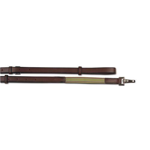 Passport Elastic Side Reins - Mahogany