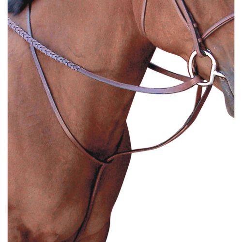 Passport Square Raised Standing Martingale - Mahogany