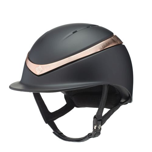 Charles Owen Halo MIPS Helmet - Black/Rose Gold