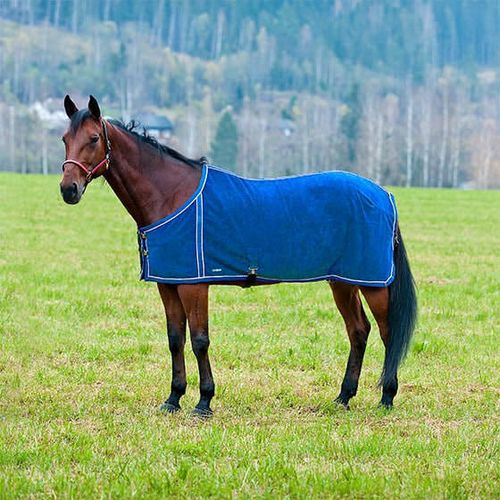 Finntack Fleece Blanket w/Mesh Lining - Blue/Blue