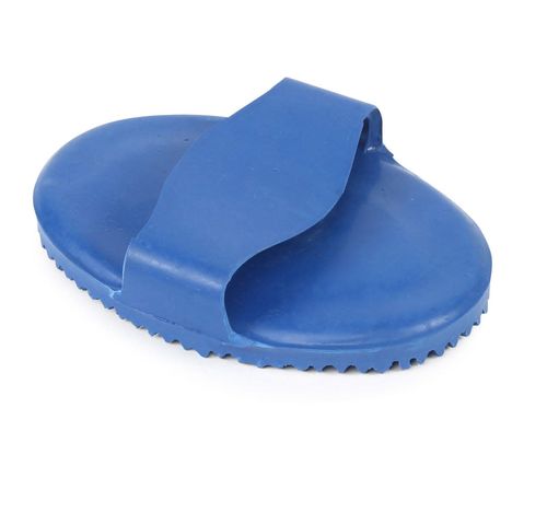 Shires Ezi-Groom Rubber Curry Comb - Blue
