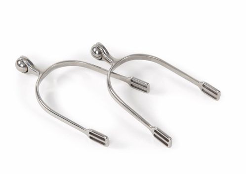 Shires Roller Ball Spurs - Stainless Steel