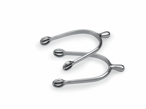 Shires 1/2" Neck Ball End Spurs - Stainless Steel