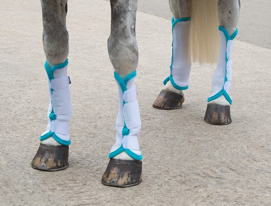 Shires Airflow Turnout Socks - White - Shires-1857-WHITE - Tack Of