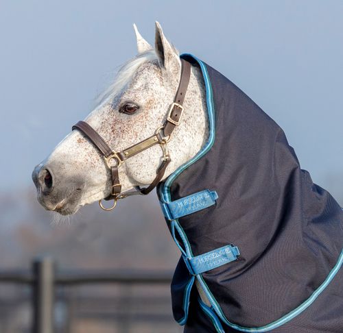 Amigo 1200D Hood 150g - Navy/Turquoise/Aqua/Blue