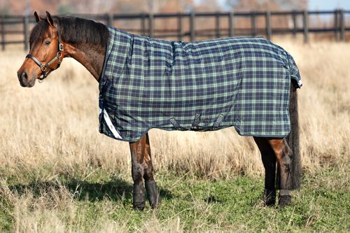Rhino Wug Heavy VariLayer Turnout - Hunter Check/Navy/Green