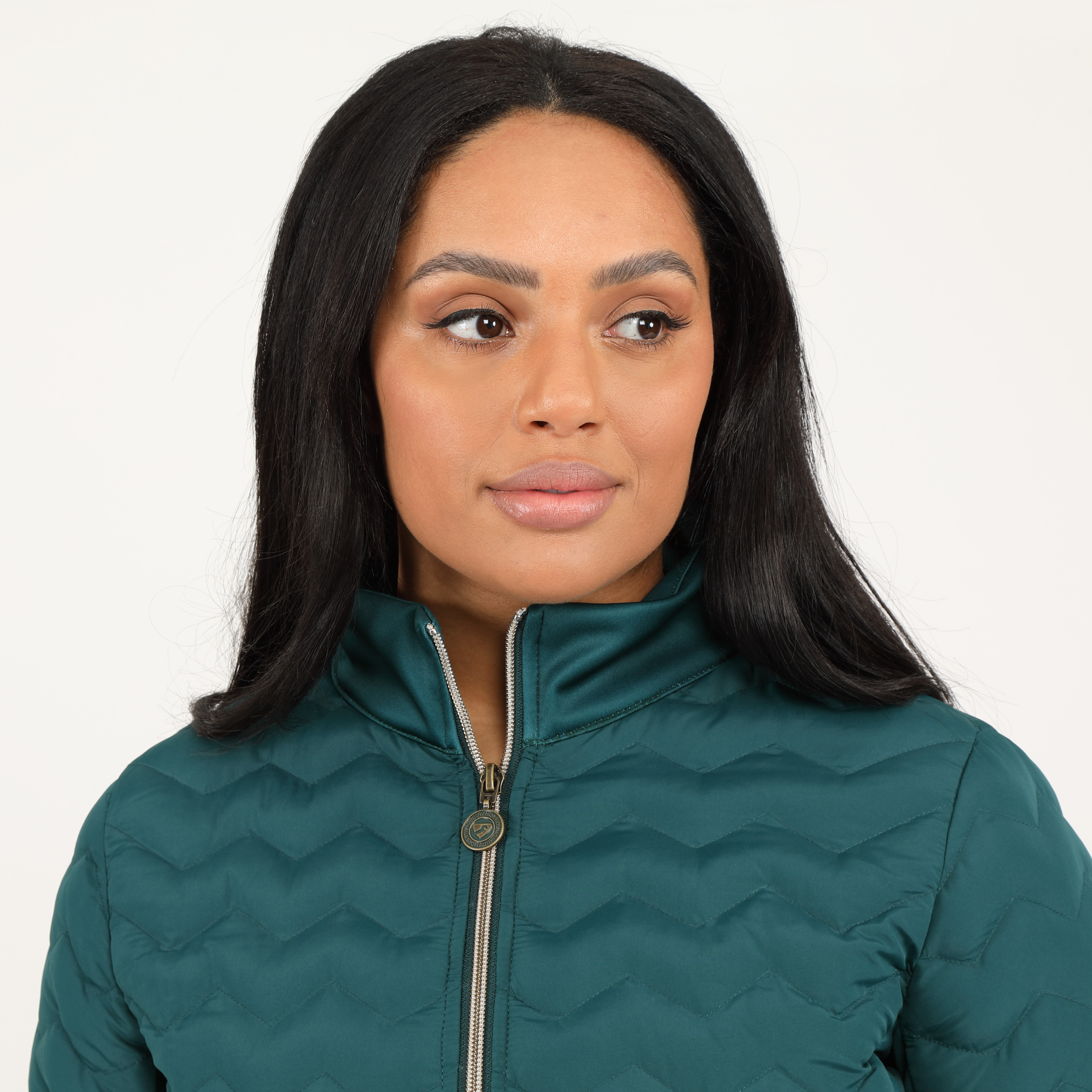 Shires Aubrion Women's Regent Light Jacket - Dark Green - Aubrion