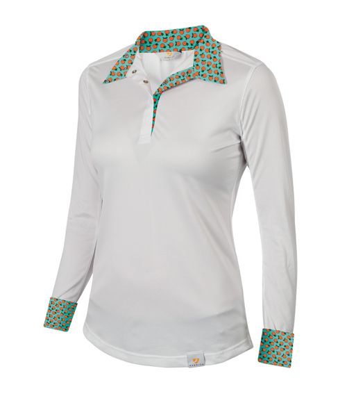 Shires Aubrion Kids' Equestrian Style Shirt - Peaches