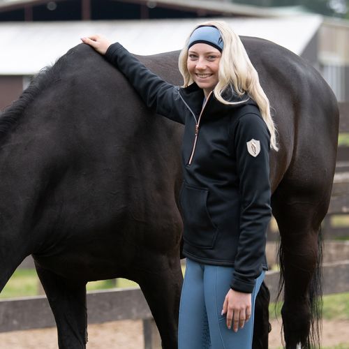 Irideon Women's Fjord Fleece Hoodie - Black