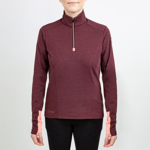 Irideon Kids' Radiant 1/2 Zip Top - Henna
