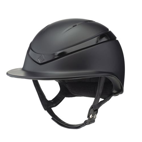 Charles Owen Halo Luxe Helmet - Black/Black Gloss