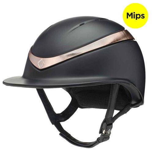 Charles Owen Halo Luxe MIPS Helmet - Black/Rose Gold