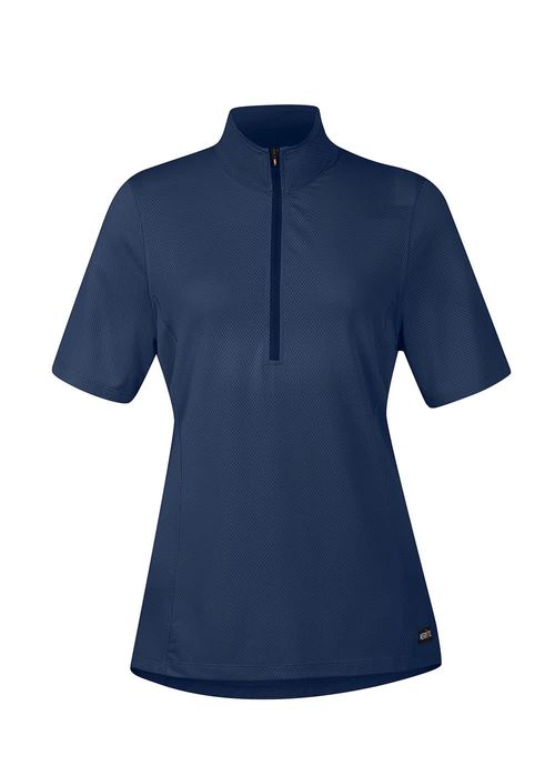 Kerrits Women's Ice Fil Lite Short Sleeve Shirt Solid - Navy