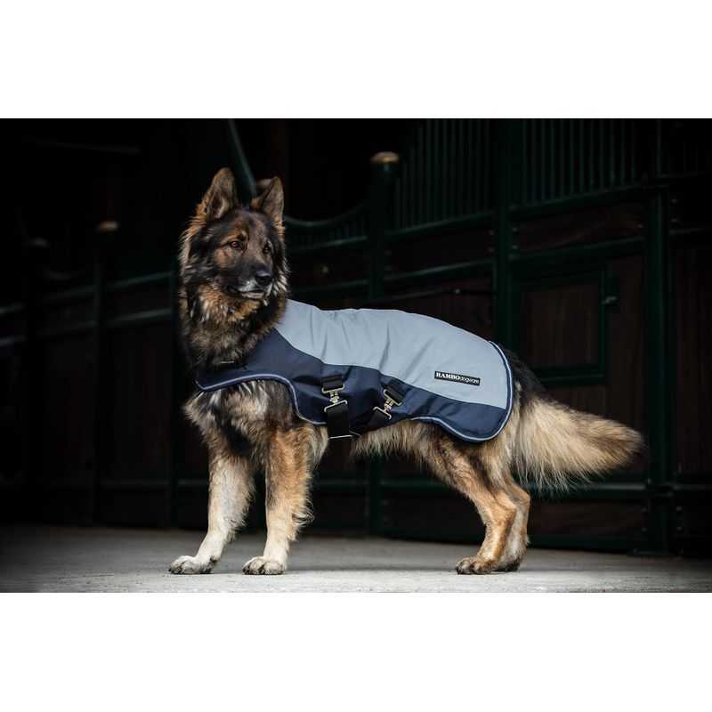 Rambo Dog Rug Reflective/Navy RamboRRAD61BRFL Tack Of The Day