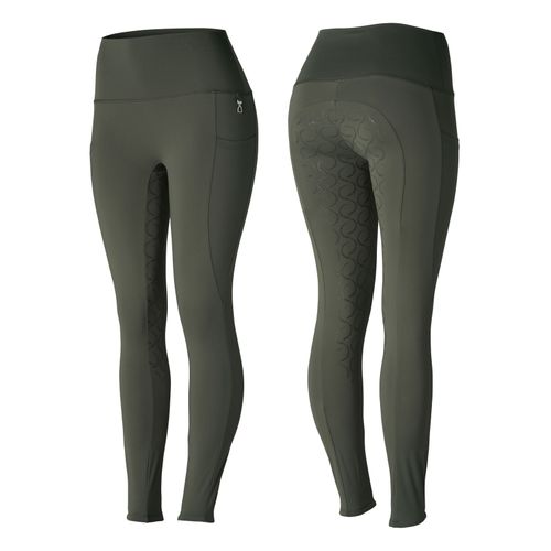 Horze Women's Gillian Silicone Full Seat Tights - Dark Navy - Horze-36673-VDB  - Tack Of The Day