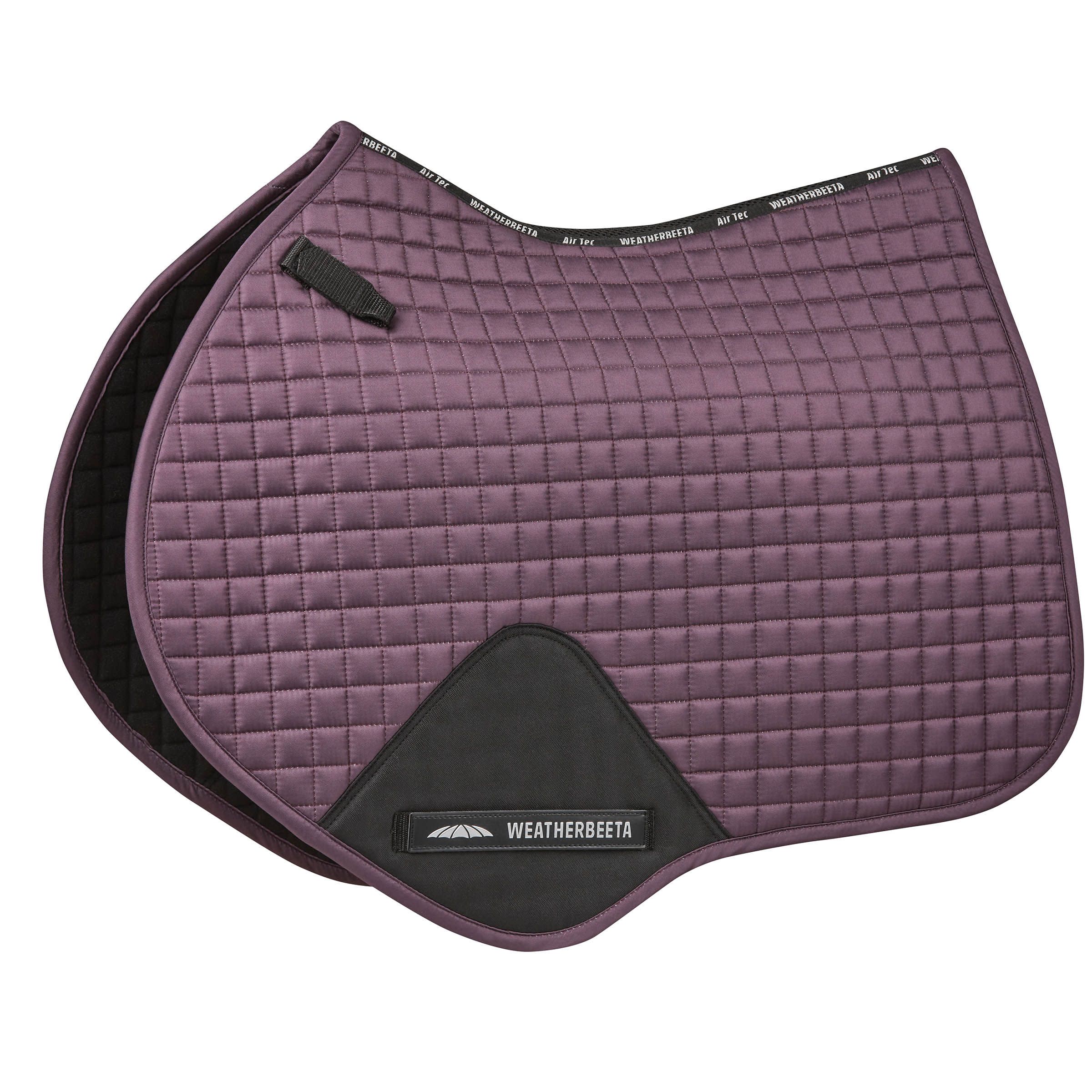 Weatherbeeta Prime Jump Shaped Saddle Pad Mulberry Weatherbeeta