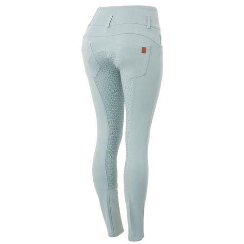 Horze Women's Tara Full Seat Breeches - Silver Blue